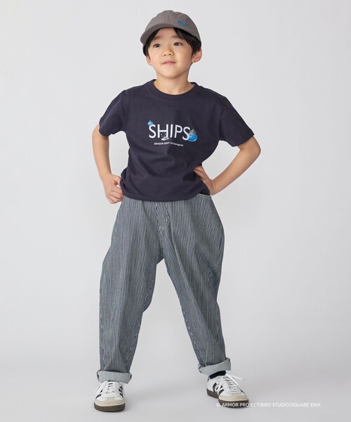 SHIPS（シップス）の「DQVIIR × SHIPS:100～140cm モンスターコラボ ロゴ Tシャツ〈KIDS〉（Tシャツ/カットソー・キッズ・ホワイト/ネイビー・110/100/130/120/140）」の17枚目の写真