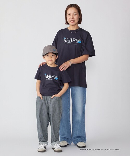 SHIPS（シップス）の「DQVIIR × SHIPS:100～140cm モンスターコラボ ロゴ Tシャツ〈KIDS〉（Tシャツ/カットソー・キッズ・ホワイト/ネイビー・110/100/130/120/140）」の19枚目の写真