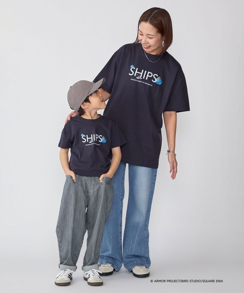 SHIPS（シップス）の「DQVIIR × SHIPS:100～140cm モンスターコラボ ロゴ Tシャツ〈KIDS〉（Tシャツ/カットソー・キッズ・ホワイト/ネイビー・110/100/130/120/140）」の20枚目の写真