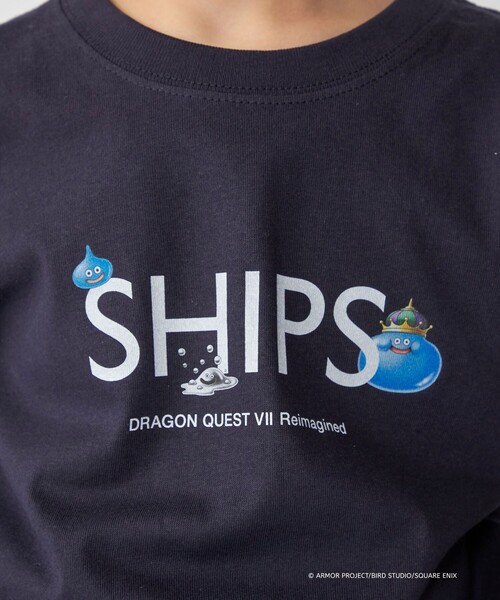 SHIPS（シップス）の「DQVIIR × SHIPS:100～140cm モンスターコラボ ロゴ Tシャツ〈KIDS〉（Tシャツ/カットソー・キッズ・ホワイト/ネイビー・110/100/130/120/140）」の22枚目の写真