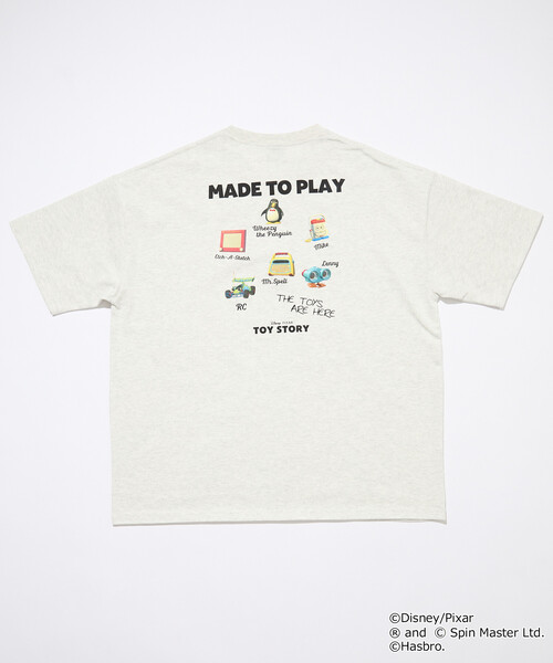 FREAK'S STORE(フリークスストア)の「限定展開 TOY STORY トイ・ストーリー 別注 バックプリント クルーネック Tシャツ MADE TO PLAY(Tシャツ/カットソー・メンズ・ホワイト/アッシュグレー/スミクロ/ネイビー・LARGE/MEDIUM/SMALL)」の17枚目の写真