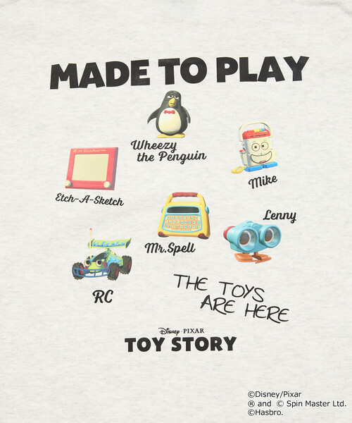 FREAK'S STORE(フリークスストア)の「限定展開 TOY STORY トイ・ストーリー 別注 バックプリント クルーネック Tシャツ MADE TO PLAY(Tシャツ/カットソー・メンズ・ホワイト/アッシュグレー/スミクロ/ネイビー・LARGE/MEDIUM/SMALL)」の18枚目の写真