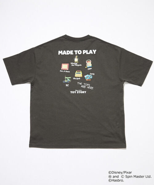 限定展開 【TOY STORY/トイ・ストーリー】 別注 バックプリント クルー