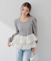 Chico(�`�R)�́ySALON by Chico�z�h�b�g�o���[���y�v�����p���V�����j�b�g(�j�b�g/�Z�[�^�[)