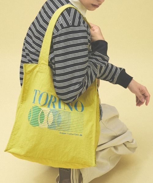 Kappa（カッパ）の「≪Kappa×and ST ウェルネスクラブ≫トートバッグ（トートバッグ・レディース・チャコールグレー/ダークブルー/ラベンダー/アイボリー/イエロー・FREE）」の21枚目の写真