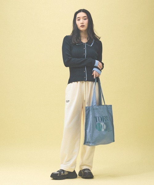 Kappa（カッパ）の「≪Kappa×and ST ウェルネスクラブ≫トートバッグ（トートバッグ・レディース・チャコールグレー/ダークブルー/ラベンダー/アイボリー/イエロー・FREE）」の19枚目の写真