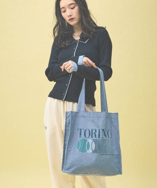 Kappa（カッパ）の「≪Kappa×and ST ウェルネスクラブ≫トートバッグ（トートバッグ・レディース・チャコールグレー/ダークブルー/ラベンダー/アイボリー/イエロー・FREE）」の18枚目の写真
