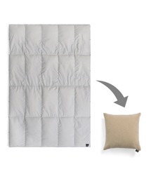 TAION（タイオン）の「【TAION(タイオン)】ルームダウン 超軽量 800FP 羽毛布団 クッションカバー付き（セミダブルサイズ）（寝具）」