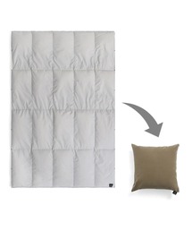 TAION（タイオン）の「【TAION(タイオン)】ルームダウン 超軽量 800FP 羽毛布団 クッションカバー付き（セミダブルサイズ）（寝具）」