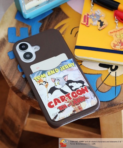 niko and...(ニコアンド)の「【トムとジェリー】コラボiPhoneケース(iPhone16)(スマホケース/カバー・レディース・ブラウン・0)」の1枚目の写真