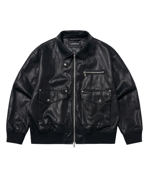 IDWS(アイドンワナセル)の「Misty Leather Blouson Black(ライダースジャケット・レディース・その他・1/2)」の8枚目の写真