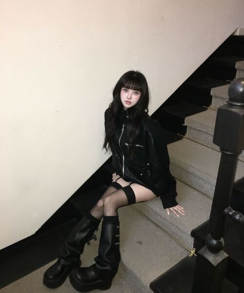 IDWS(アイドンワナセル)の「Misty Leather Blouson Black(ライダースジャケット・レディース・その他・1/2)」の13枚目の写真