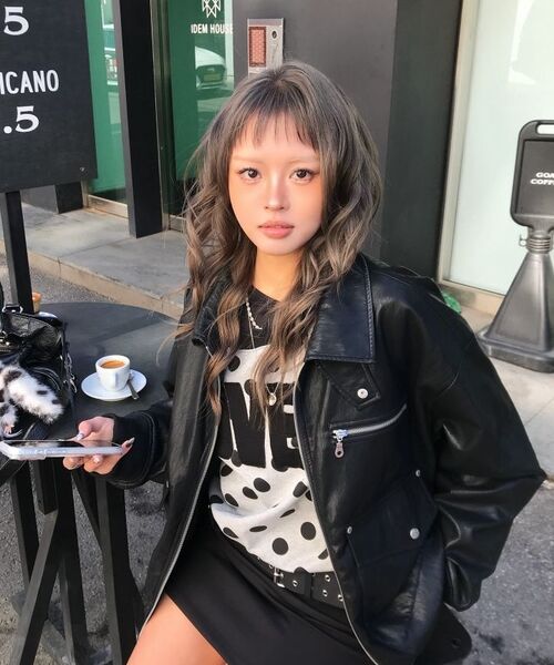 IDWS(アイドンワナセル)の「Misty Leather Blouson Black(ライダースジャケット・レディース・その他・1/2)」の10枚目の写真