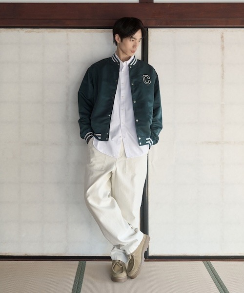 COVERNAT(カバーナット)の「COOLMAX C LOGO OXFORD SHIRT(シャツ/ブラウス・メンズ・グレー/ブルー/オフホワイト/ピンク・SMALL/XX-LARGE/X-LARGE/LARGE/MEDIUM/X-SMALL)」の1枚目の写真