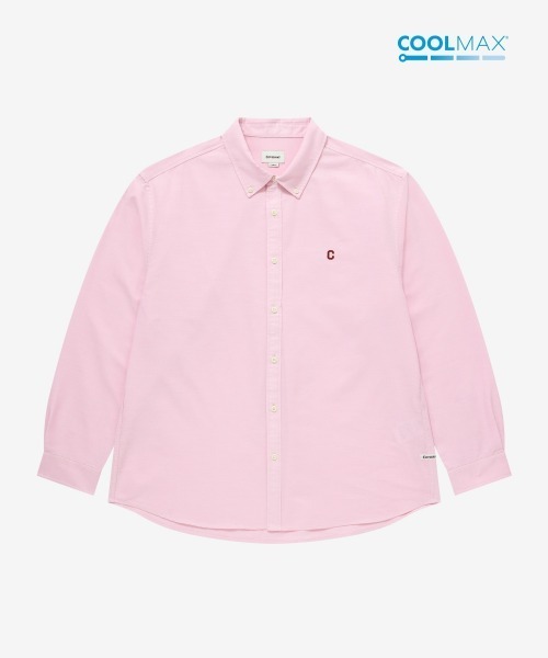 COVERNAT(カバーナット)の「COOLMAX C LOGO OXFORD SHIRT(シャツ/ブラウス・メンズ・グレー/ブルー/オフホワイト/ピンク・SMALL/XX-LARGE/X-LARGE/LARGE/MEDIUM/X-SMALL)」の4枚目の写真
