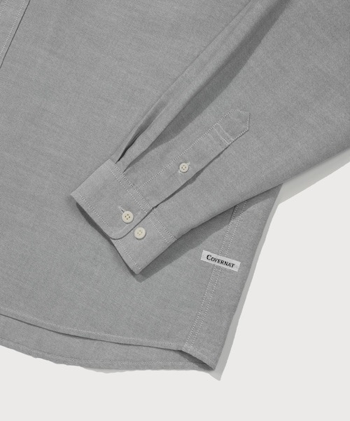 COVERNAT(カバーナット)の「COOLMAX C LOGO OXFORD SHIRT(シャツ/ブラウス・メンズ・グレー/ブルー/オフホワイト/ピンク・SMALL/XX-LARGE/X-LARGE/LARGE/MEDIUM/X-SMALL)」の6枚目の写真