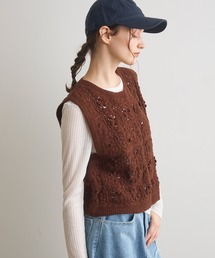 Crisp | フラワークロシェベスト(ベスト)