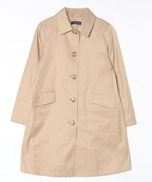 LAUREN RALPH LAUREN（ローレン ラルフ ローレン）の「コットンブレンド オーバーコート（その他アウター・レディース・ブラウン系6・S/M/XS）」の4枚目の写真