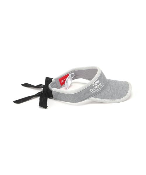 New Balance Golf(ニューバランスゴルフ)の「【new balance golf】りぼん バイザー (WOMENS)(サンバイザー・レディース・グレー/ブラック/ホワイト・FREE)」の12枚目の写真