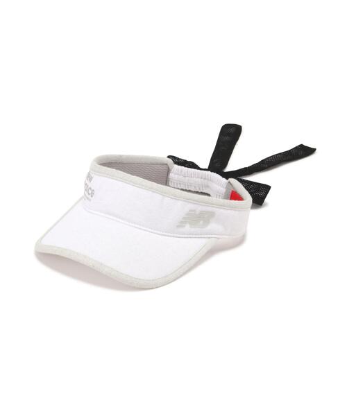 New Balance Golf(ニューバランスゴルフ)の「【new balance golf】りぼん バイザー (WOMENS)(サンバイザー・レディース・グレー/ブラック/ホワイト・FREE)」の15枚目の写真