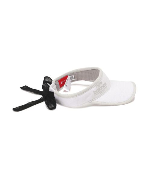 New Balance Golf(ニューバランスゴルフ)の「【new balance golf】りぼん バイザー (WOMENS)(サンバイザー・レディース・グレー/ブラック/ホワイト・FREE)」の18枚目の写真