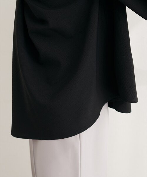 natural couture（ナチュラルクチュール）の「フロントねじりブラウス（シャツ/ブラウス・レディース・ピンク/オフホワイト/ブラック/サックスブルー・FREE）」の22枚目の写真