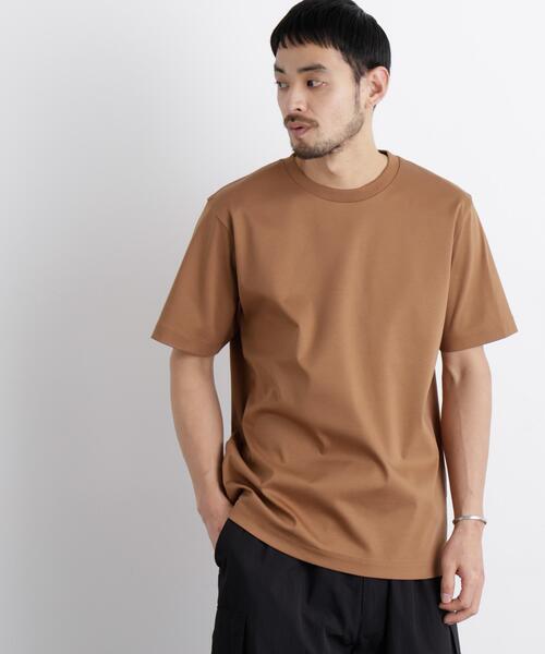 NANO universe（ナノユニバース）の「アンチスメル クルーネックTシャツ 半袖（Tシャツ/カットソー・メンズ・ベージュ系その他4/ブラック/ブラウン/ホワイト/グレー・M/S/XL/L）」の5枚目の写真