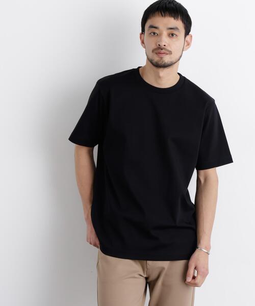 NANO universe（ナノユニバース）の「アンチスメル クルーネックTシャツ 半袖（Tシャツ/カットソー・メンズ・ベージュ系その他4/ブラック/ブラウン/ホワイト/グレー・M/S/XL/L）」の2枚目の写真
