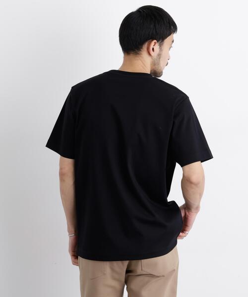 NANO universe（ナノユニバース）の「アンチスメル クルーネックTシャツ 半袖（Tシャツ/カットソー・メンズ・ベージュ系その他4/ブラック/ブラウン/ホワイト/グレー・M/S/XL/L）」の8枚目の写真