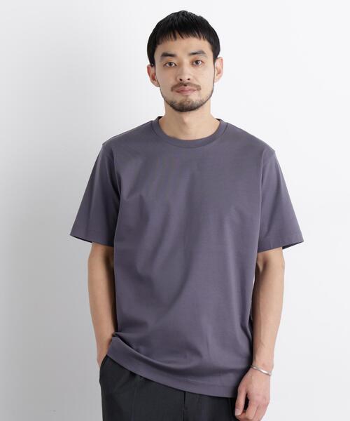 NANO universe（ナノユニバース）の「アンチスメル クルーネックTシャツ 半袖（Tシャツ/カットソー・メンズ・ベージュ系その他4/ブラック/ブラウン/ホワイト/グレー・M/S/XL/L）」の19枚目の写真