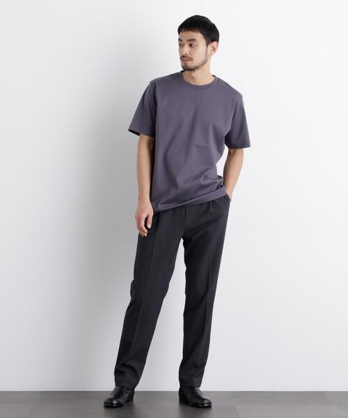 NANO universe（ナノユニバース）の「アンチスメル クルーネックTシャツ 半袖（Tシャツ/カットソー・メンズ・ベージュ系その他4/ブラック/ブラウン/ホワイト/グレー・M/S/XL/L）」の22枚目の写真