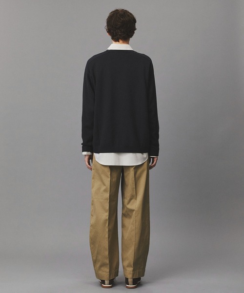 PUBLIC TOKYO（パブリックトウキョウ）の「シルクブレンドVネックニット /春服/ニット/ウォッシャブル（ニット/セーター・メンズ・ブルー/グリーン/ダークグレー・2/1）」の14枚目の写真