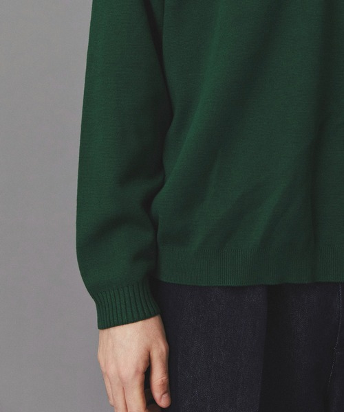 PUBLIC TOKYO（パブリックトウキョウ）の「シルクブレンドVネックニット /春服/ニット/ウォッシャブル（ニット/セーター・メンズ・ブルー/グリーン/ダークグレー・2/1）」の18枚目の写真