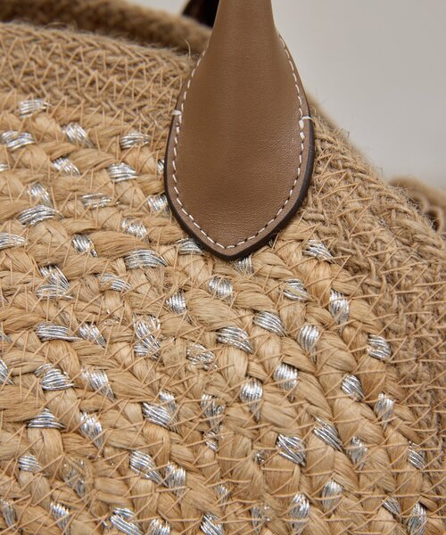 GALLARDAGALANTE(ガリャルダガランテ)の「【Jhuri Shate】ハーフサークルバッグ/S(トートバッグ・レディース・ブラック/ベージュ・FREE)」の22枚目の写真