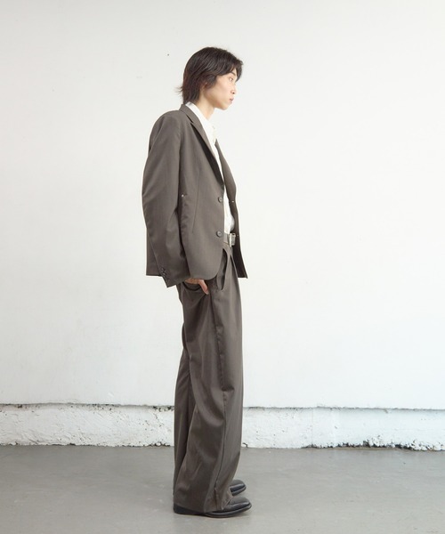 NVRFRGT(ネヴァーフォーゲット)の「SINGLE BREASTED 2B BLAZER(テーラードジャケット・メンズ・ブラウン/ブラック・1/2)」の9枚目の写真
