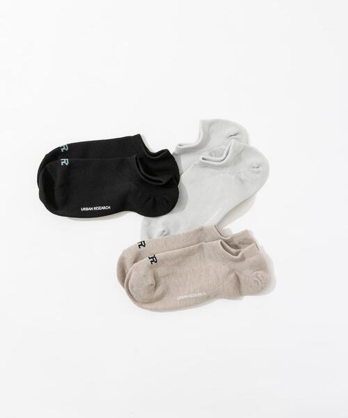 URBAN RESEARCH（アーバンリサーチ）の「『UR TECH』スニーカー丈ソックス（ソックス/靴下・メンズ・グレー/ベージュ/ブラック・25-28）」の4枚目の写真