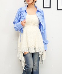 FUN（ファン）の「レースアシメチュニック（チュニック）」