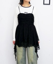 FUN（ファン）の「レースアシメチュニック（チュニック）」