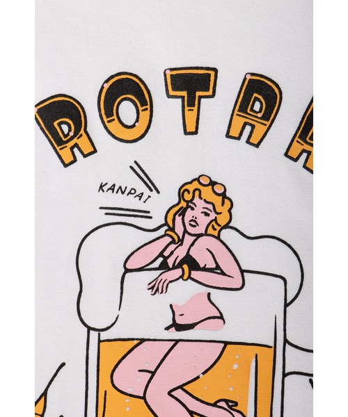 ROTAR(ローター)の「DRINK GRACEFULLY Tee(Tシャツ/カットソー・メンズ・ブラック/ライトブルー/ホワイト・SMALL/MEDIUM/LARGE/X-LARGE)」の13枚目の写真