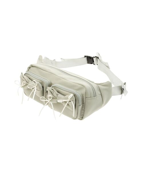 merry jenny（メリージェニー）の「リボンマルチウェイバッグ（ボディバッグ/ウエストポーチ・レディース・ミント/ブラック・FREE）」の7枚目の写真