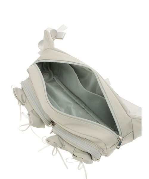 merry jenny（メリージェニー）の「リボンマルチウェイバッグ（ボディバッグ/ウエストポーチ・レディース・ミント/ブラック・FREE）」の9枚目の写真