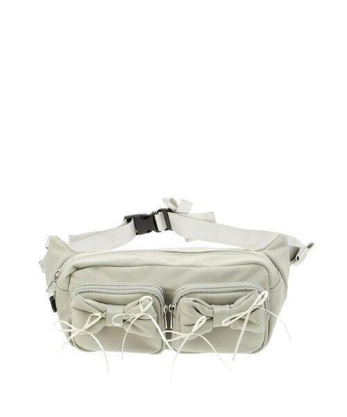 merry jenny（メリージェニー）の「リボンマルチウェイバッグ（ボディバッグ/ウエストポーチ・レディース・ミント/ブラック・FREE）」の12枚目の写真