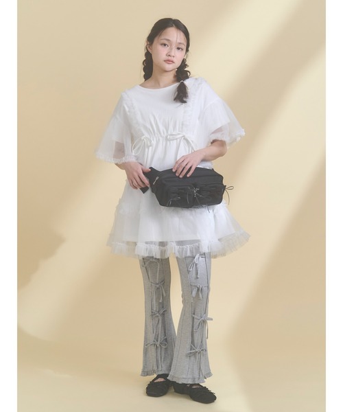 merry jenny（メリージェニー）の「リボンマルチウェイバッグ（ボディバッグ/ウエストポーチ・レディース・ミント/ブラック・FREE）」の18枚目の写真