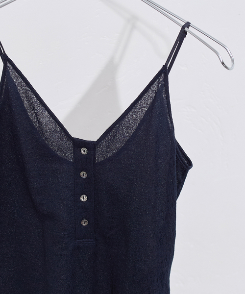 JOURNAL STANDARD（ジャーナルスタンダード）の「別注【MIKA KASAI】Rompers（その他トップス・レディース・ボルドー/ネイビー・38）」の4枚目の写真