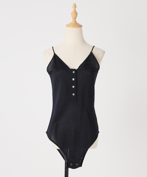 JOURNAL STANDARD（ジャーナルスタンダード）の「別注【MIKA KASAI】Rompers（その他トップス・レディース・ボルドー/ネイビー・38）」の12枚目の写真