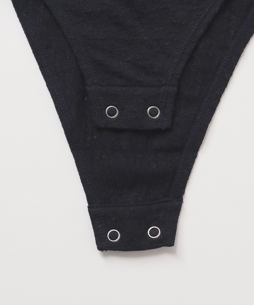 JOURNAL STANDARD（ジャーナルスタンダード）の「別注【MIKA KASAI】Rompers（その他トップス・レディース・ボルドー/ネイビー・38）」の18枚目の写真