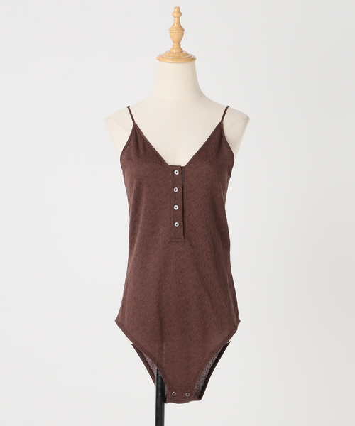 JOURNAL STANDARD（ジャーナルスタンダード）の「別注【MIKA KASAI】Rompers（その他トップス・レディース・ボルドー/ネイビー・38）」の9枚目の写真