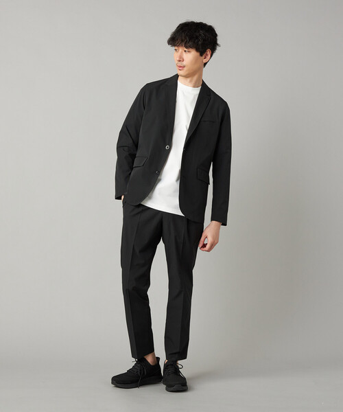 COMME CA MEN(コムサメン)の「【撥水】【COMME CA MEN BLACK】【セットアップ対応】〔TEXBRID〕ライトジャケット(テーラードジャケット・メンズ・ブラック・L/M)」の3枚目の写真