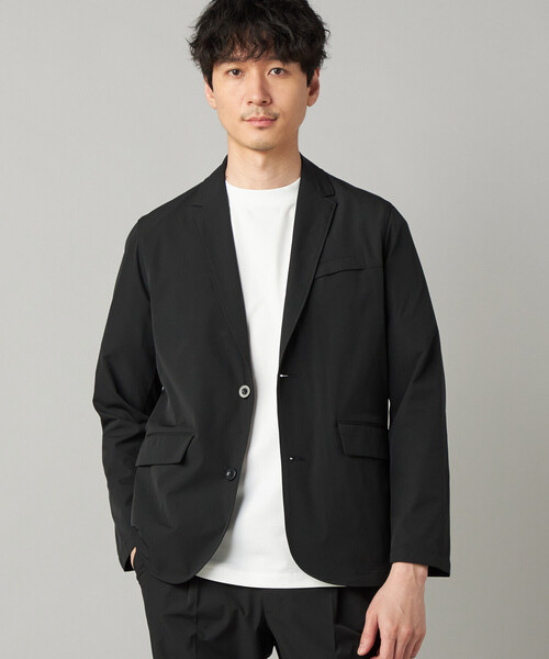 COMME CA MEN(コムサメン)の「【撥水】【COMME CA MEN BLACK】【セットアップ対応】〔TEXBRID〕ライトジャケット(テーラードジャケット・メンズ・ブラック・L/M)」の5枚目の写真