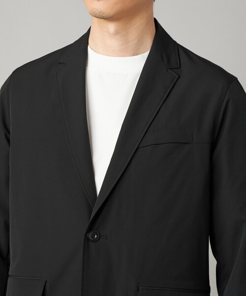 COMME CA MEN(コムサメン)の「【撥水】【COMME CA MEN BLACK】【セットアップ対応】〔TEXBRID〕ライトジャケット(テーラードジャケット・メンズ・ブラック・L/M)」の10枚目の写真